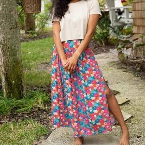The Natural Life, Addie midi skirt with slit